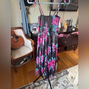 Hibiscus Collection Floral Strappy Dress